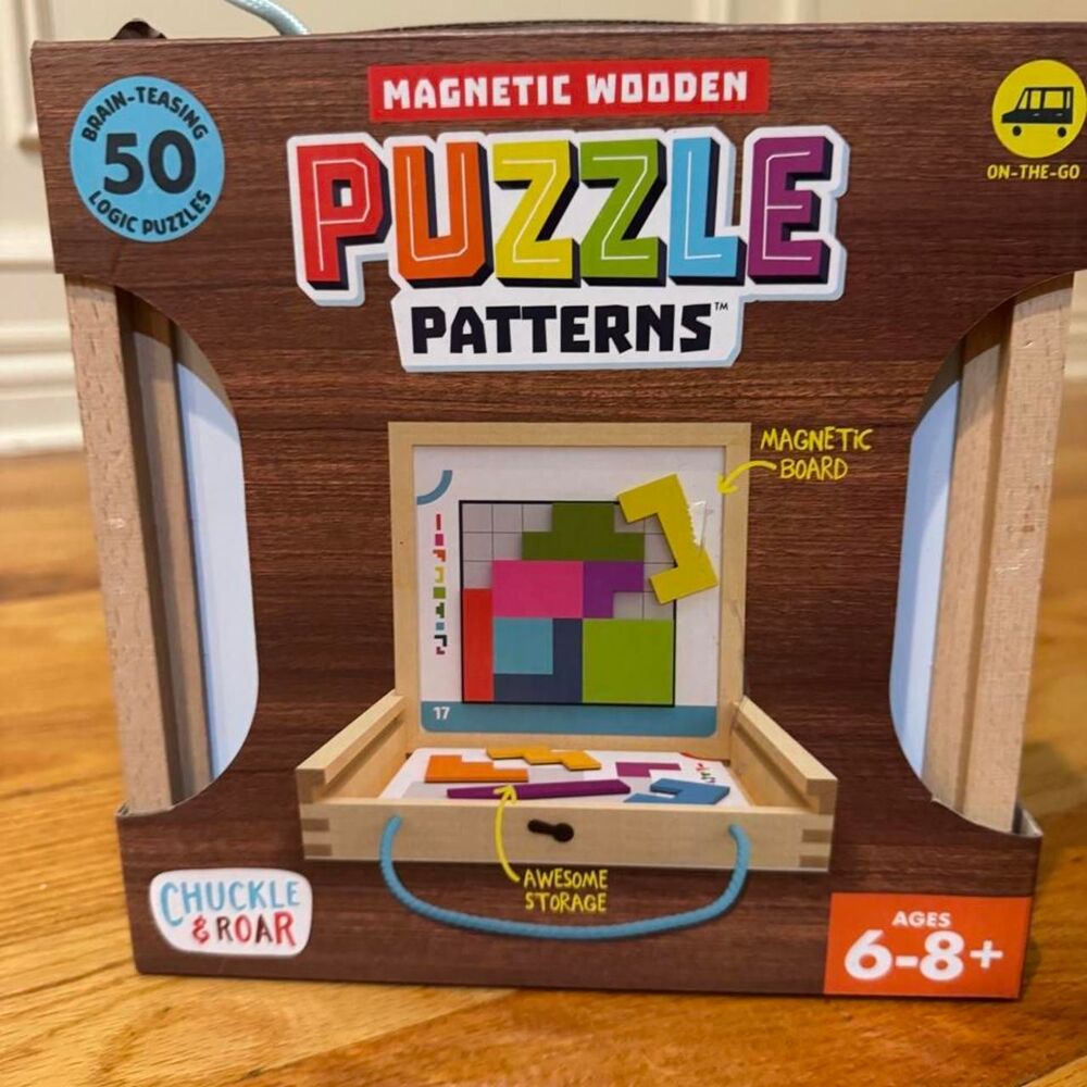Magnetic Wooden Puzzle Patterns